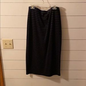 Dark blue & black skirt